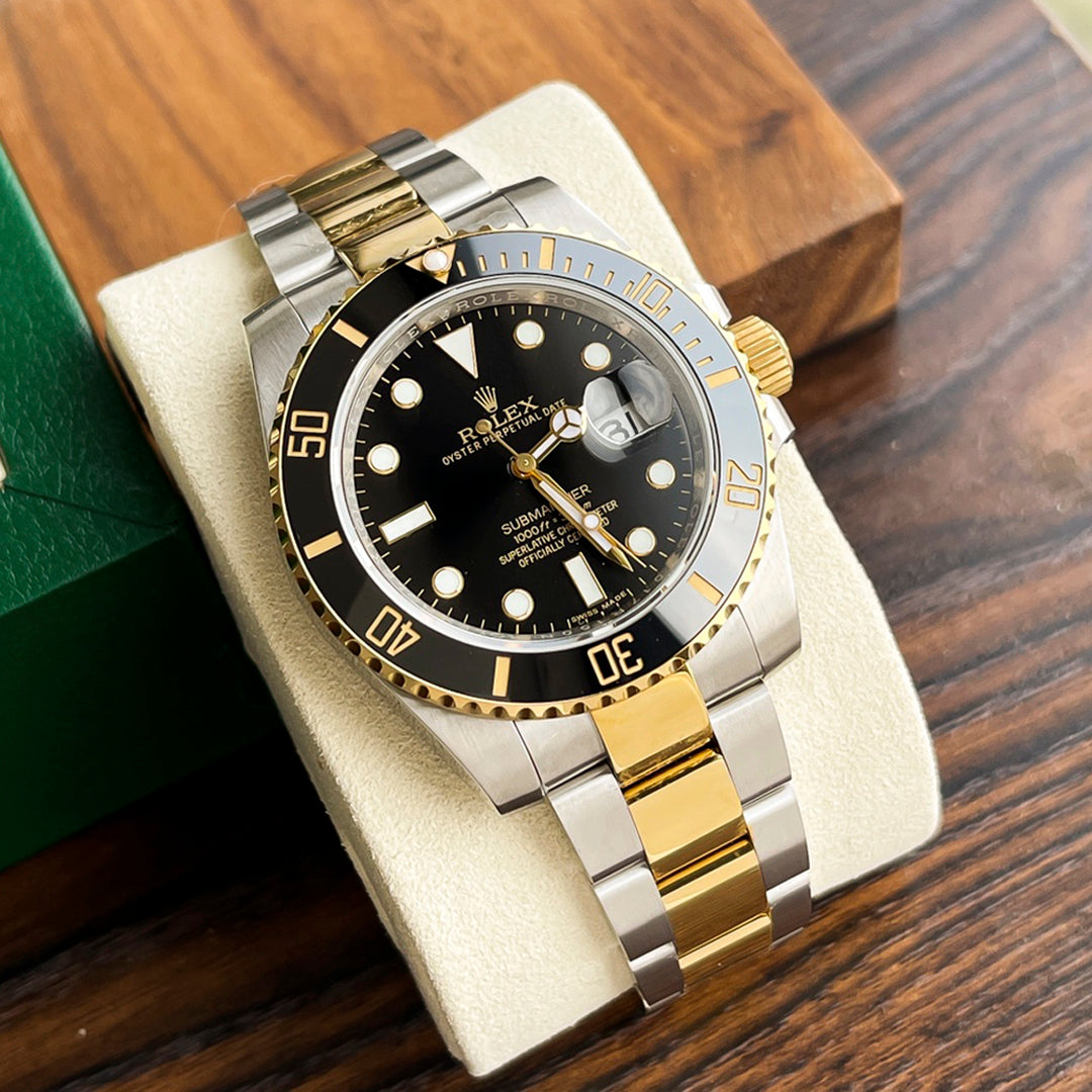 ROLEX SUBMARINER TWO TONE PREMIUM LUXURY WATCH