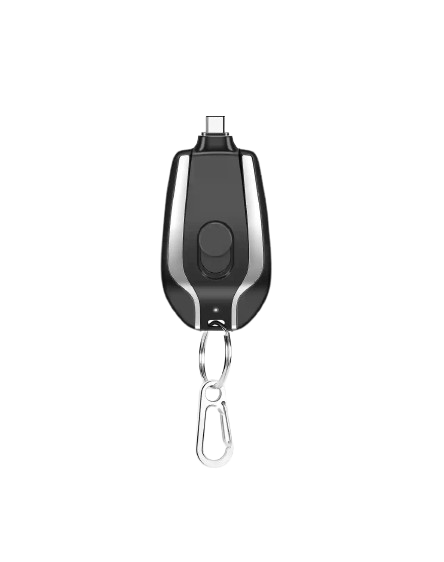 Sale! Mini Keychain Power Bank Charger Power Emergency Pod, Fast Charging 1200mAh Battery