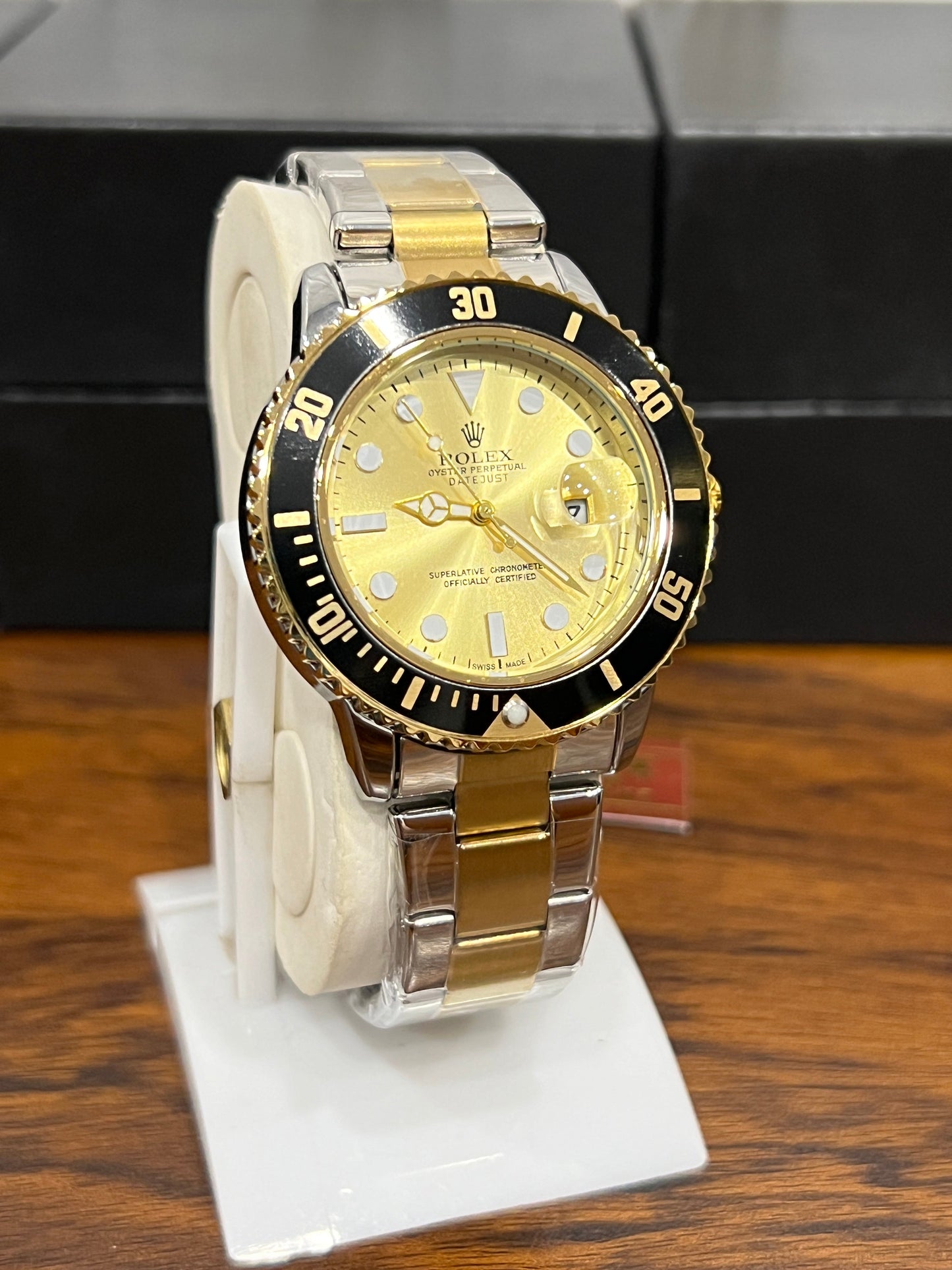 ROLEX SUBMARINER TWO TONE PREMIUM LUXURY WATCH