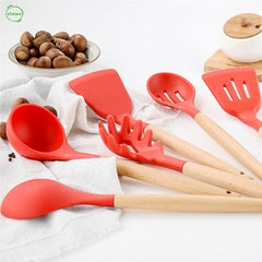 12 PCs Non stick Silicone Cooking Set