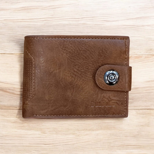 Dunbollu-Premium Dark Brown and Black Leather Wallet