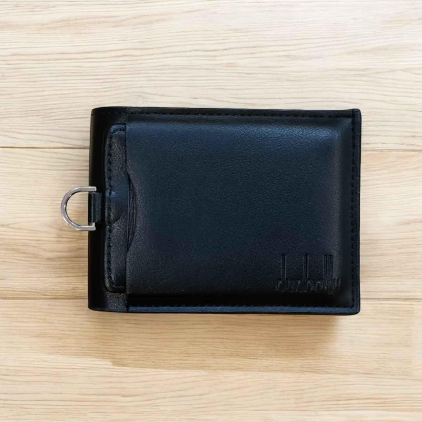 Dunbollu-Premium Leather (Double) Black and Brown Wallets